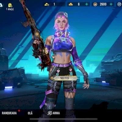 Acc Com Muitas Skins