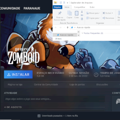 Conta steam com final fantasy XIV, the witcher, New world e outros