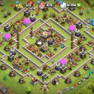 CV11 FULL - BASE CONSTRUTOR 10 - MANOPLA E ESPELHO - 1230 GEMAS - NIVEL 118