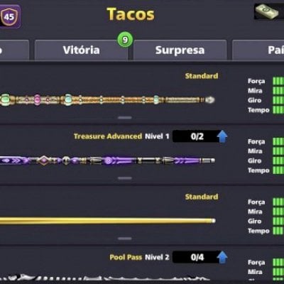 Conta de 8 ball pool acesso full