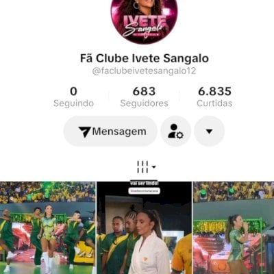 Vendo conta do tik Tok engajada