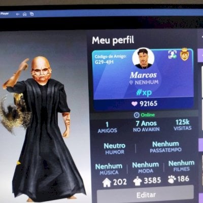 Conta lvl 65 antiga com itens raros