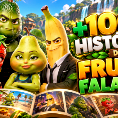 +1000 Histórias de Frutas Falantes — Aventuras Divertidas e Incríveis 🍓🍐🍌🥑