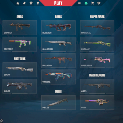 Conta VALORANT com várias skins | ótimo preço