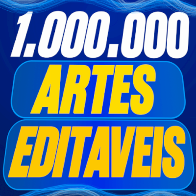 (APENAS HOJE 88% OFF!) +1.000.000 ARQUIVOS EDITAVEIS - PHOTOSHOP/CANVA/CORELDRAW