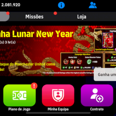 Conta barata pra ir logo