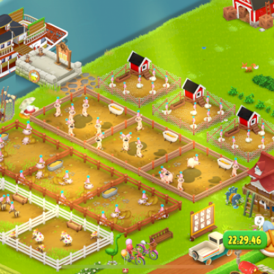 Conta HayDay nivel 47