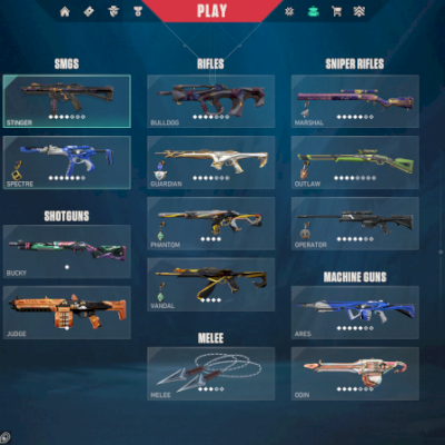 Conta de valorant com quase 5000 reais gastos, muitos pacotes e chaveiro de imt