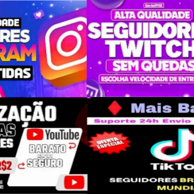 CONSEGUE SEGUIDORES EM TODAS AS REDES SOCIAIS