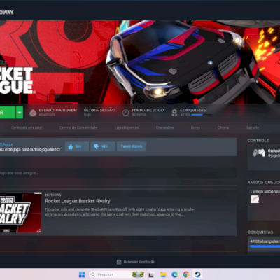 [Steam] Rocket League - Vinculável à Epic Games