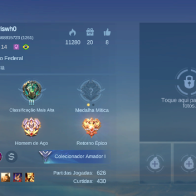 VENDO CONTA MOBILE LEGENDS