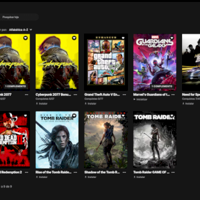 Conta Eipc games com gta V Red dead 2 e cyberpunk 2077