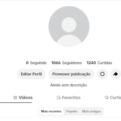 CONTA TIK TOK 1K DE SEG E 1,2K DE CURT (SHOP DAQ A 30 DIAS) (CONTAS TIK TOK)