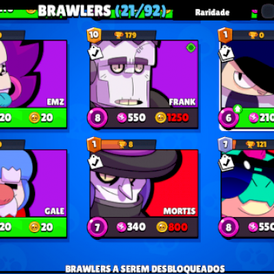 Conta de brawl stars