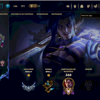 FULL ACESSO | 100% SEGURO | 77 SKINS | FULL CHAMP | +ESS MITICA | NVL 390