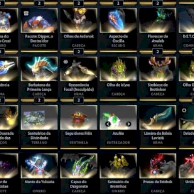 Vendo conta Ancient 4 com 15k horas, e varios itens exclusvo