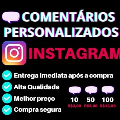 ✨️ Comentários Personalizados do Instagram | Impulsione seu perfil com aparência