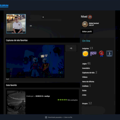 CONTA STEAM +105 JOGOS LEVEL 21