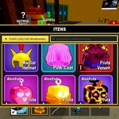 🔥 Conta top de Blox Fruits! Passe de barco, 2x dinheiro, 2x mestria e skins! 🚀