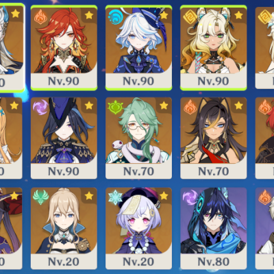 MAVUIKA + NEUVILLETTE + FURINA + XILONEN + ESCOFFIER + CLORINDE + BAIZHU