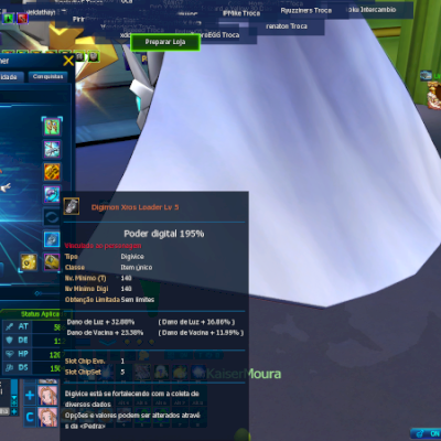 vendo conta digimon master online