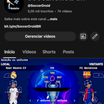 Canal do YouTube 5 mil inscritos