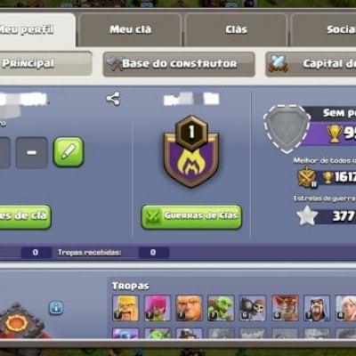 Conta cv10 Full + itens + 1300 gemas