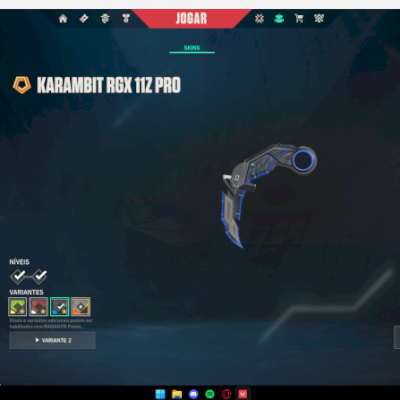 CONTA VALORANT COM MAIS DE 2K GASTOS - PACOTE NOCTURNUM + 9 VANDALS + 5 FACAS