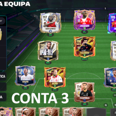 Conta 3 Fifa Mobile - Login Conta Ea - GER116 + Gervinho 117