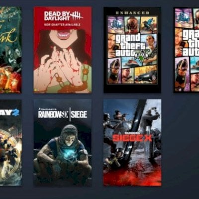 STEAM - 4ANOS DE SERVIÇO COM MUITOS JOGOS UPADOS - BRAWLHALLA, DBD, GTAV E MAIS.