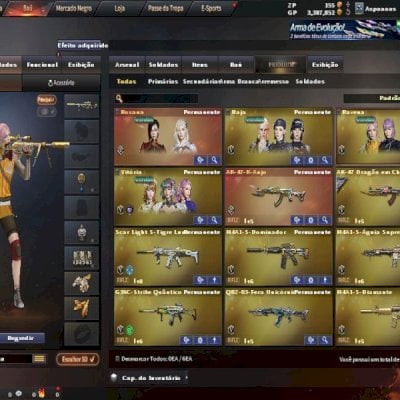 conta 3 estrelas, 50 VIPS e algumas MNs