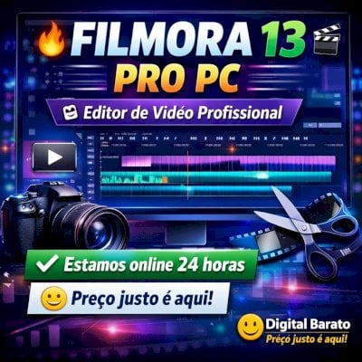 🔥 FILMORA 13 PRO PC 🎬 Edição Profissional com Qualidade Total 🚀✨