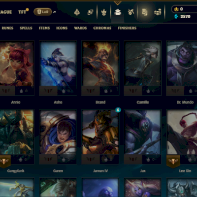 Conta league of legends nivel 23(19 campeões, 4 skins)