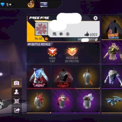 Conta Nivel 68, 483 Peitorais, 3 Fitinhas, Barbinha, 1° Codiguinho e muito mais.