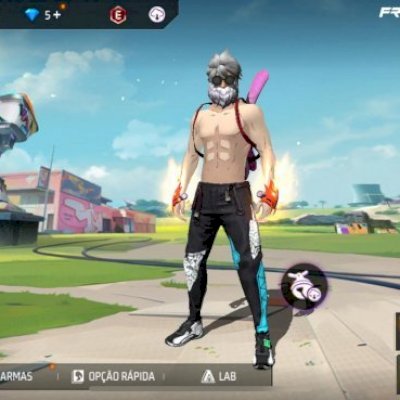 Conta de free fire super gemada! olhe a descrição e o video