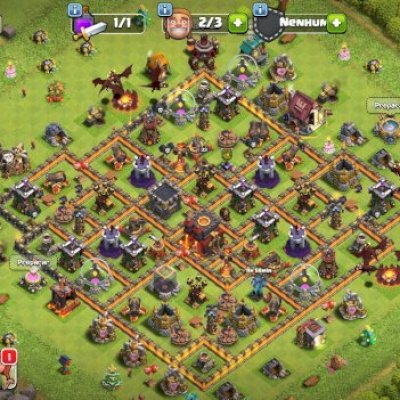 CONTA DE CLASH OF CLANS CV 10 FULL