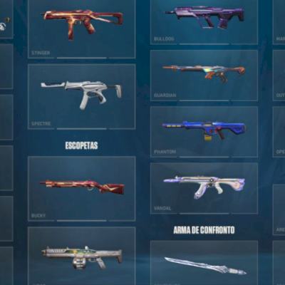 CONTA VALORANT COM VÁRIAS SKINS E EMAIL OG