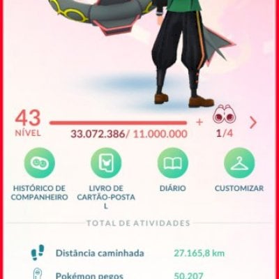 CONTA NIVEL 43 - VALOR - 1072 LENDÁRIOS, 569 BRILHANTES, 120 MITICOS, 26 SHUNDOS