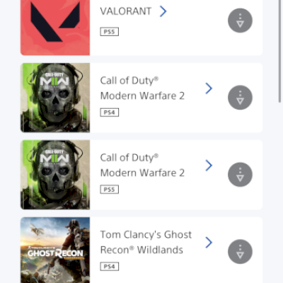 Conta da PlayStation Com Jogos