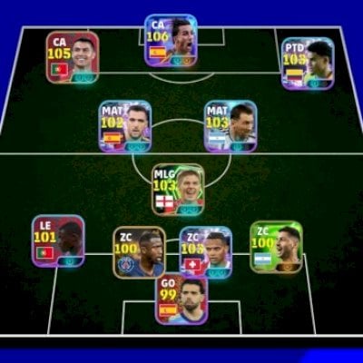 mbl/pack port.,CR7 105,ferran torres106,luis diaz,merino,messi,gerrard,akanji +
