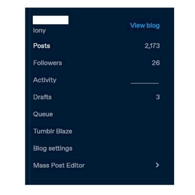 Conta Tumblr com posts e seguidores + Conta feminina antiga 2018