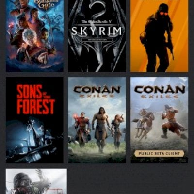 Conta Steam, Dragons Dogma 2 Baldurs Gate 3 Skyrim Sons of the Forest