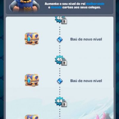 Conta Clash Royale arena 18, torre do rei lvl 14