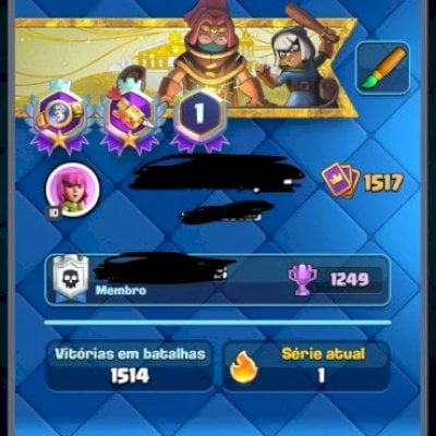 CONTA CLASH ROYALE GEMADA ARENA 29 BARATA