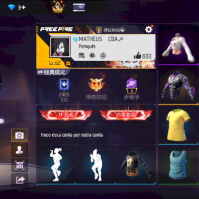 conta Free fire