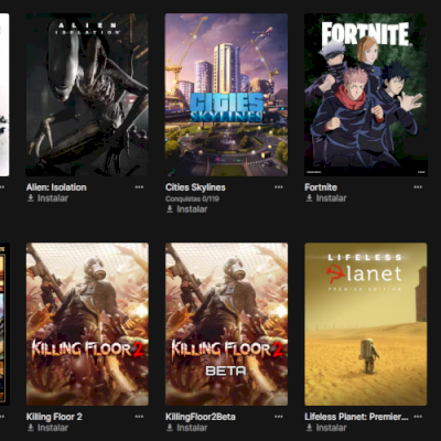 CONTA DE EPIC GAMES COM MAIS DE 10 JOGOS (GTA V, WORLD WAR Z, KF 2, E ETC..)