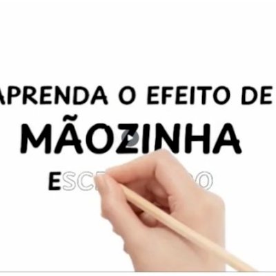 Efeito Mãozinha que Escreve