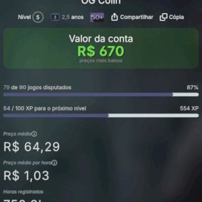 Sem itens raros, mas bons jogos