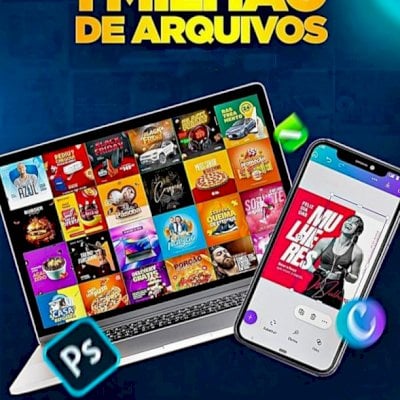 Pack +1 Milhão Arquivos | Redes Sociais PACK PROFISSIONAL