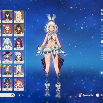 Vendo conta Genshin Impact AR 23 com 5 T5